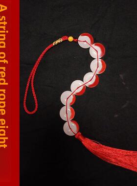 八白玉安全扣吊坠厨房西北门到门儿童床边卧室浴室客厅八百玉串