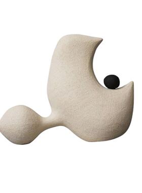 创意家居仿洞石民宿装饰书档摆件房间布置软装搭配设计侘寂风饰品