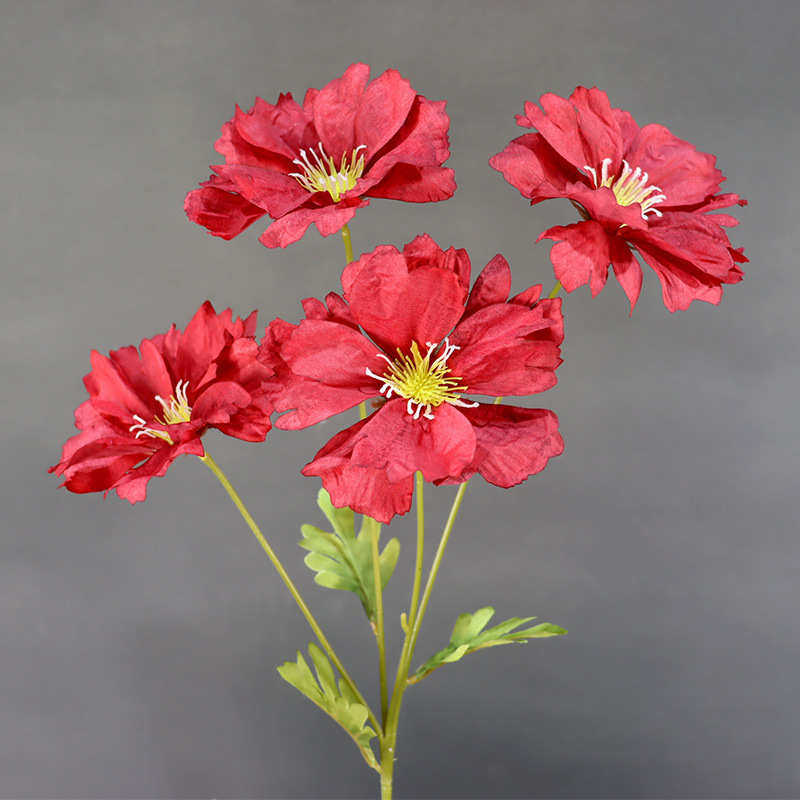 婚庆红色花材10支装仿真花叶子绣球婚礼堂装饰路引插花背景花艺,淘宝优惠券,粉丝福利购,淘宝优惠卷