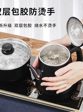 智能全自动上水电热烧水壶喝茶嵌入式茶桌茶盘泡茶具茶台一体专用