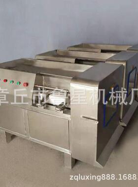 厂家直供全自动鲜肉切粒350型红烧肉鸡大胸三维切丁机