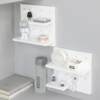 Perforated board storage rack without punching hook on the wall desk hanging storage mini university dormitory god
