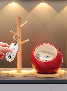 天猫正品入户门口玄关装饰品苹安果钥匙收纳摆件鞋柜客厅家具乔迁