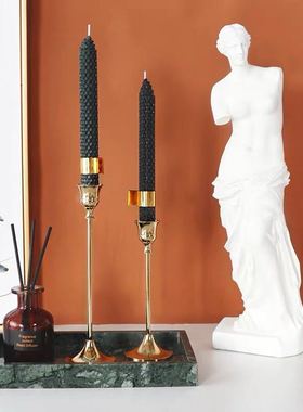 ins装饰品烛台美式复古装饰摆件