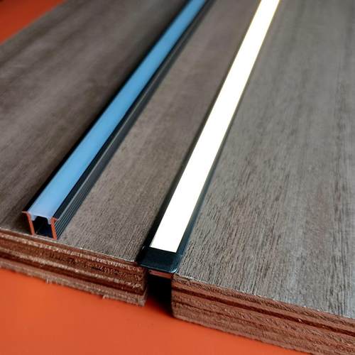 8*8mmLED高亮硬灯条灯带开槽整体橱柜衣柜展柜酒柜模型柜暖光可定 - 图0