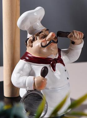 客厅摆件高端大气上档次2025纸巾架厨师新款欧式纸巾架厨房西餐厅