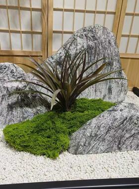 雪浪石楼梯假山造景组合室内玄关枯山水景装饰落地摆件景观天然石