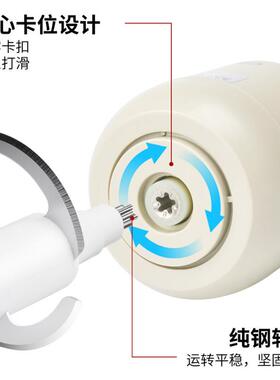 套装大容量家用多功能电动小型打蒜器搅拌机料理机绞馅机碎肉机