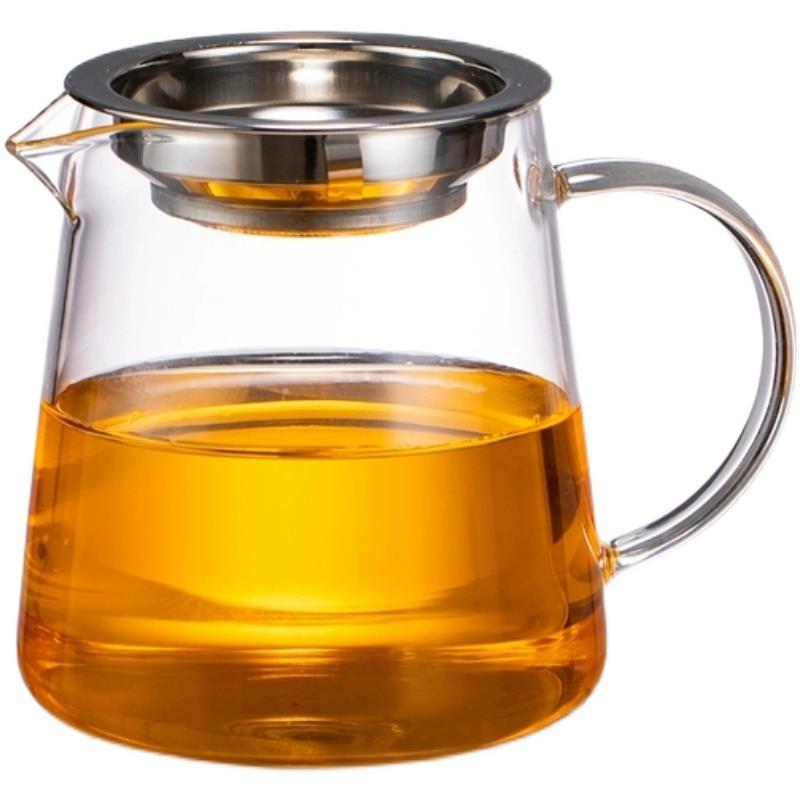 加厚玻璃带茶漏一体茶具套装高档单个耐高温茶海分茶器禾器公道杯