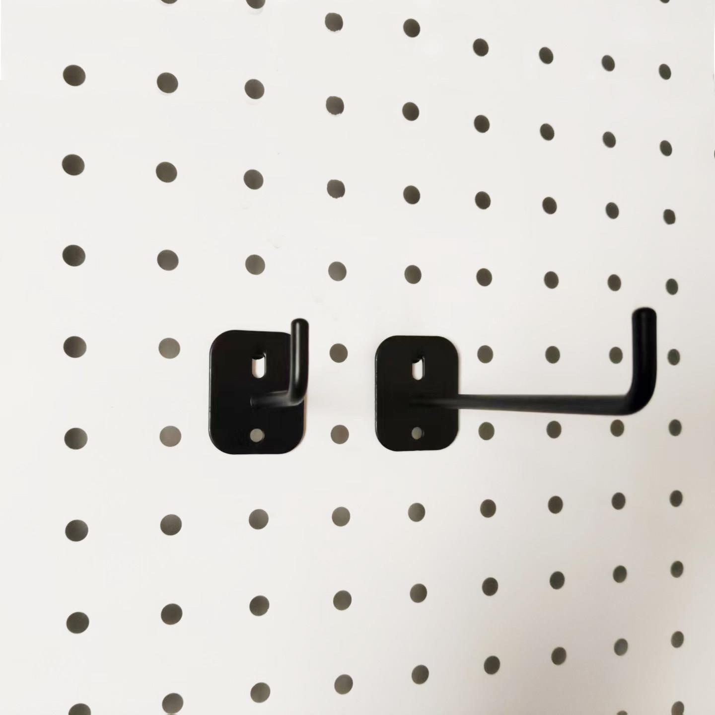 Universal single-leg hole board hole board apple hook round hole hardware tool jewelry hanger accessories square hole display stand