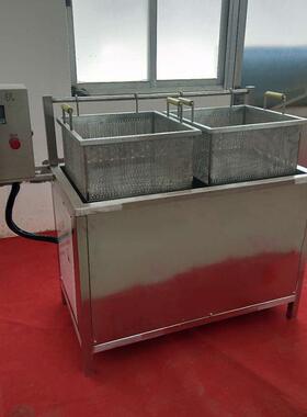 厂家手动方形油炸机不锈钢青豆蚕豆油炸机电加热花生米油炸机