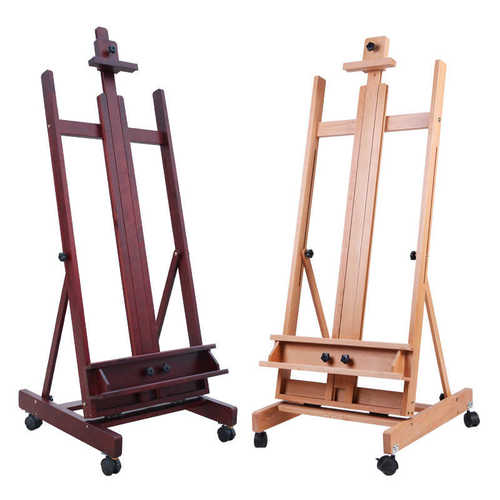 米拉格批发木质油画画架画板全套装广告展示架松木支架式美术生用 - 图0