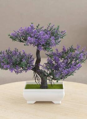 Kahaul人造植物盆景树塑料假花Ho