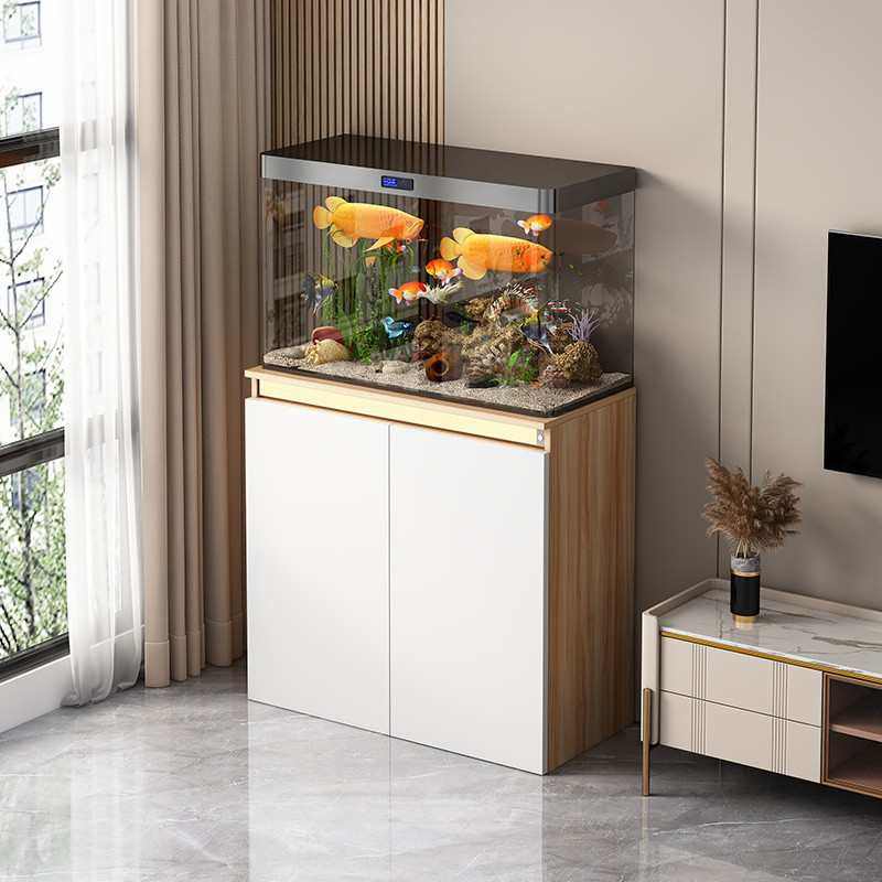 bib现做鱼缸柜轻奢鱼缸柜底柜底座客厅隔断桌面承重鱼缸底柜鱼缸,淘宝优惠券,粉丝福利购,淘宝优惠卷