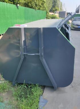 户外勾臂垃圾箱 大型车载挂车钩臂垃圾桶 环卫铁质勾臂箱加厚
