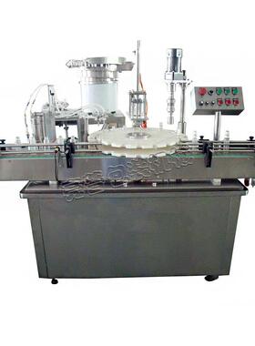 全自动喷雾剂灌装机啫喱水药水香水日化用品喷雾灌装旋盖机