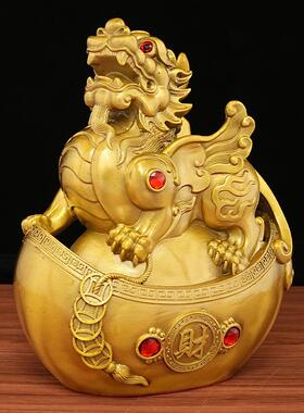 元宝貔貅家居铜摆件黄铜工艺品厂家开业送礼乔迁送祝福铜摆饰