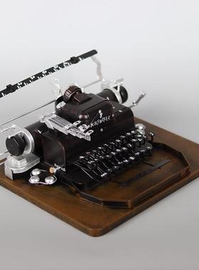 仿真老式打字机模型酒吧铺怀旧老物件书店复古装饰品创意摄影道具