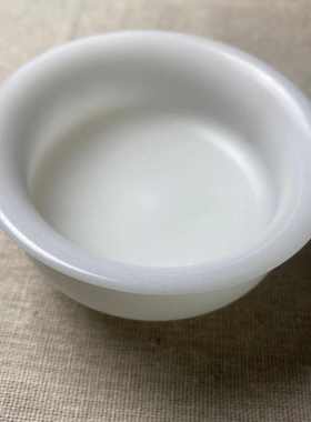 一手货源阿富汗玉石碗天然藏碗摆件中式家用饭碗白玉大容量养生碗