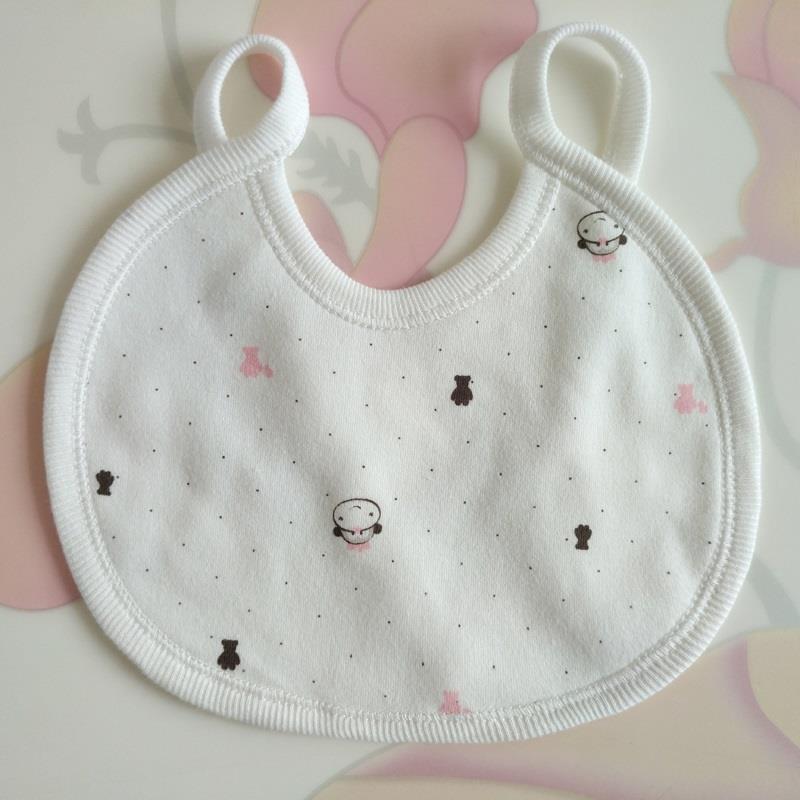 Baby saliva napkin spring and summer pure cotton bib newborn child saliva pocket anti-vomiting baby small bib lace thin section