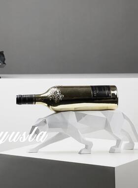 高级简约轻奢红室酒架红JWV酒置物架摆件客厅装电视柜办公房书软