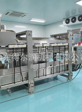 全自动香酥翠叶油炸机 菩提南瓜上浆机 油炸流水线设备 源头工厂