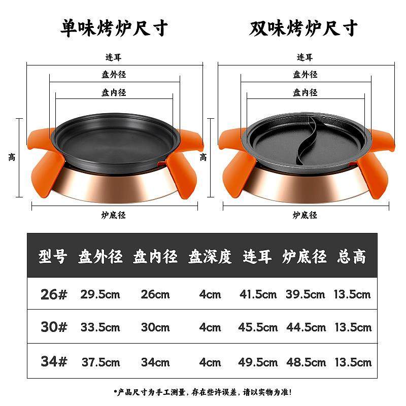 网红连锁店烤鱼炉商用餐厅纸包鱼盘圆形海鲜大咖龙虾牛蛙煲加热保,淘宝优惠券,粉丝福利购,淘宝优惠卷