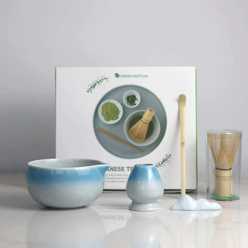 陶瓷茶具配件抹茶碗五件套装创意手工点茶工具茶筅尖嘴抹茶碗,淘宝优惠券,粉丝福利购,淘宝优惠卷