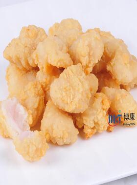 裹全自动 滚筒上粉机  鸡米花裹博康粉机   鱼花上米浆粉油炸流水
