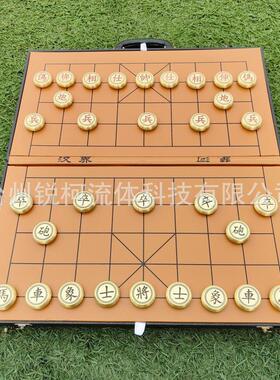 中国铜象棋套装实心铜工艺品摆件全套商务礼品送长辈铜雕
