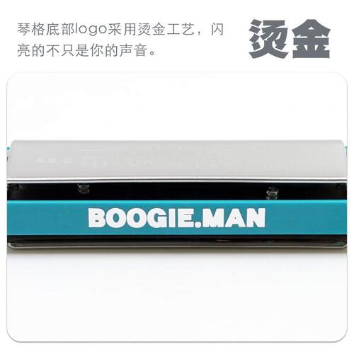BoogieMan PADDY调音口琴 十孔布鲁斯蓝调 10孔初学 园园同款 - 图2