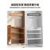 Shelf desktop simple multi-layer hole board office work station storage and organization 2025 new style medieval style bookshelf