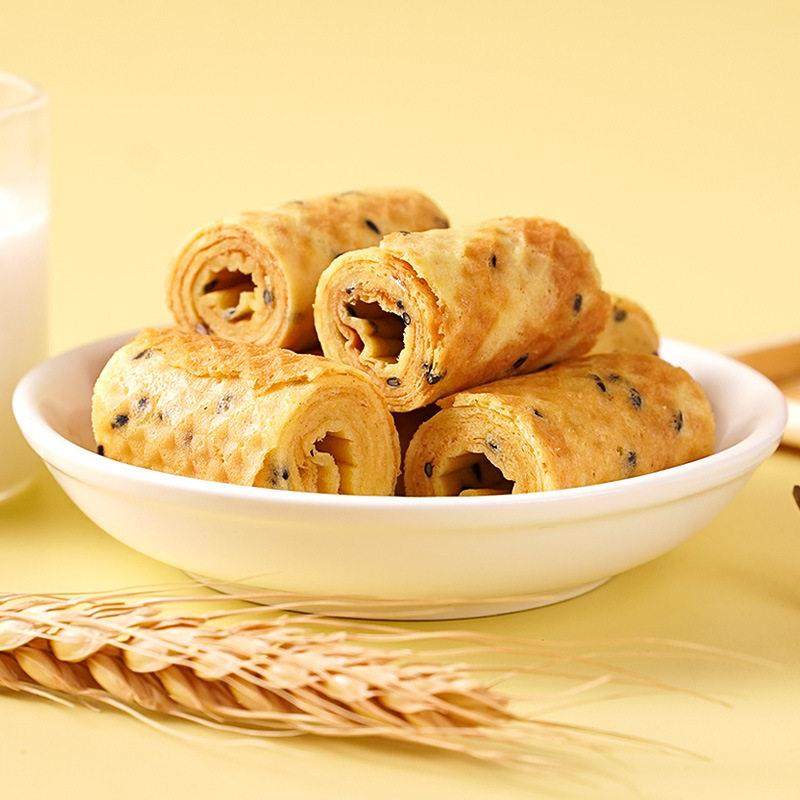 老式黑芝麻鸡蛋卷一口酥早餐卷营香酥手工糕点散装休闲饼干小食品,淘宝优惠券,粉丝福利购,淘宝优惠卷