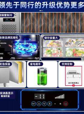 奶茶店设备全套水吧台商用奶茶操作台不锈钢水吧工作台雪克台
