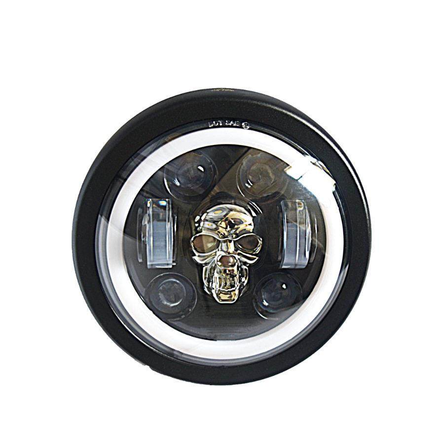 超亮电动机车灯LED7珠射灯黄白强光外置前置客厅灯鸣笛爆闪汽车大,淘宝优惠券,粉丝福利购,淘宝优惠卷