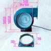 Y1C00 high temperature baking exhaust smokeless fan intelligent equipment Jipuyun (machine suction variable speed exhaust fan without