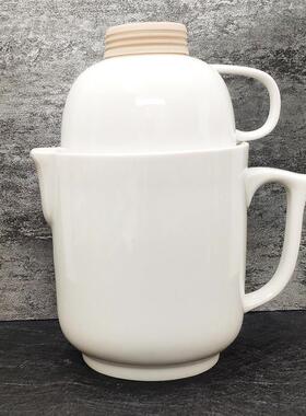 两件式电炖杯电热杯加热煲水杯子熬汤锅陶瓷煮粥杯电器内胆盖子配