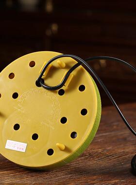 摆件电动转轮藏式马口铁家用佛堂物品转动轮家居玄关彩绘吉祥摆设