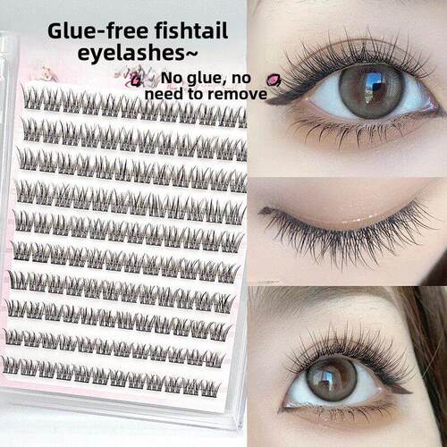 Glue-Free Cluster Lashes Individual False Eyelashes Extensio - 图1