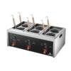Commercial desktop six-head noodle cooker, electric noodle cooker, Eastern cooking machine, spicy hotpot, maocai dumplings, soup noodle cooker, fast heating