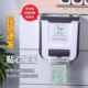 Kitchen trash can foldable household cabinet door wall-mounted pull-out storage bin for telescopic car trash can