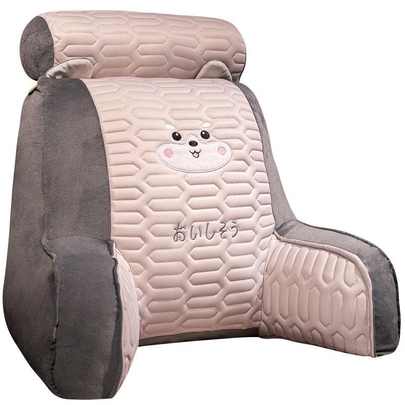 Summer latex ice silk bed large back sofa bay window waist cushion student dormitory bedside sedentary waist cushion batch