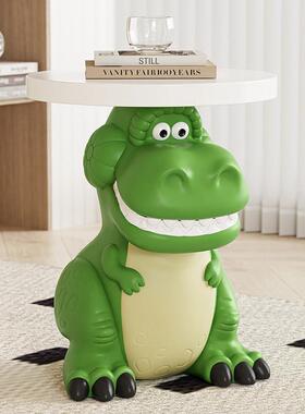MSKA创意卡通抱抱龙存钱罐边几客厅房间装饰落地摆件乔迁新居礼品