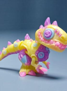 打印夜光恐龙玩具关节3D模型摆件