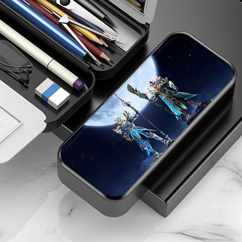 和平精英皮肤和平精英关羽皮肤初中小学生文具盒男女孩大容量儿童文具收纳笔盒