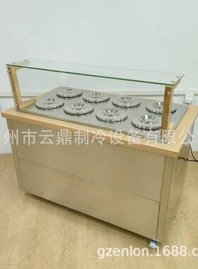 新款220V8桶雪糕柜pozzettigelatoshowcase冰淇淋展示柜