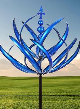 现货新品HarlowWindSpinnerRotator哈洛风旋转器铁艺风车园艺