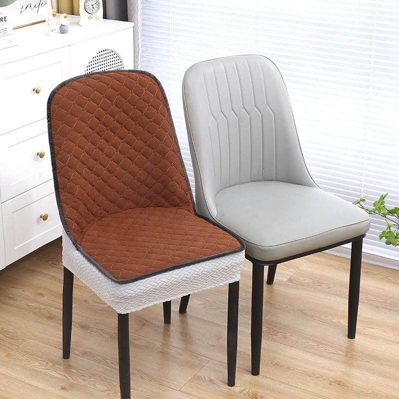 2026高级感轻奢夹棉加厚防滑底弧形椅子套罩坐垫靠背餐桌板凳皮座,淘宝优惠券,粉丝福利购,淘宝优惠卷