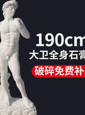 1.8米维纳斯全身石膏像大卫雕塑摆欧式摆件大号石膏像人物