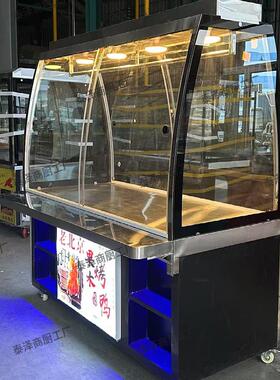 挂鸭柜熟食肉肠展柜北京烤鸭展示柜卤菜凉菜鸭货保鲜双温冷藏柜